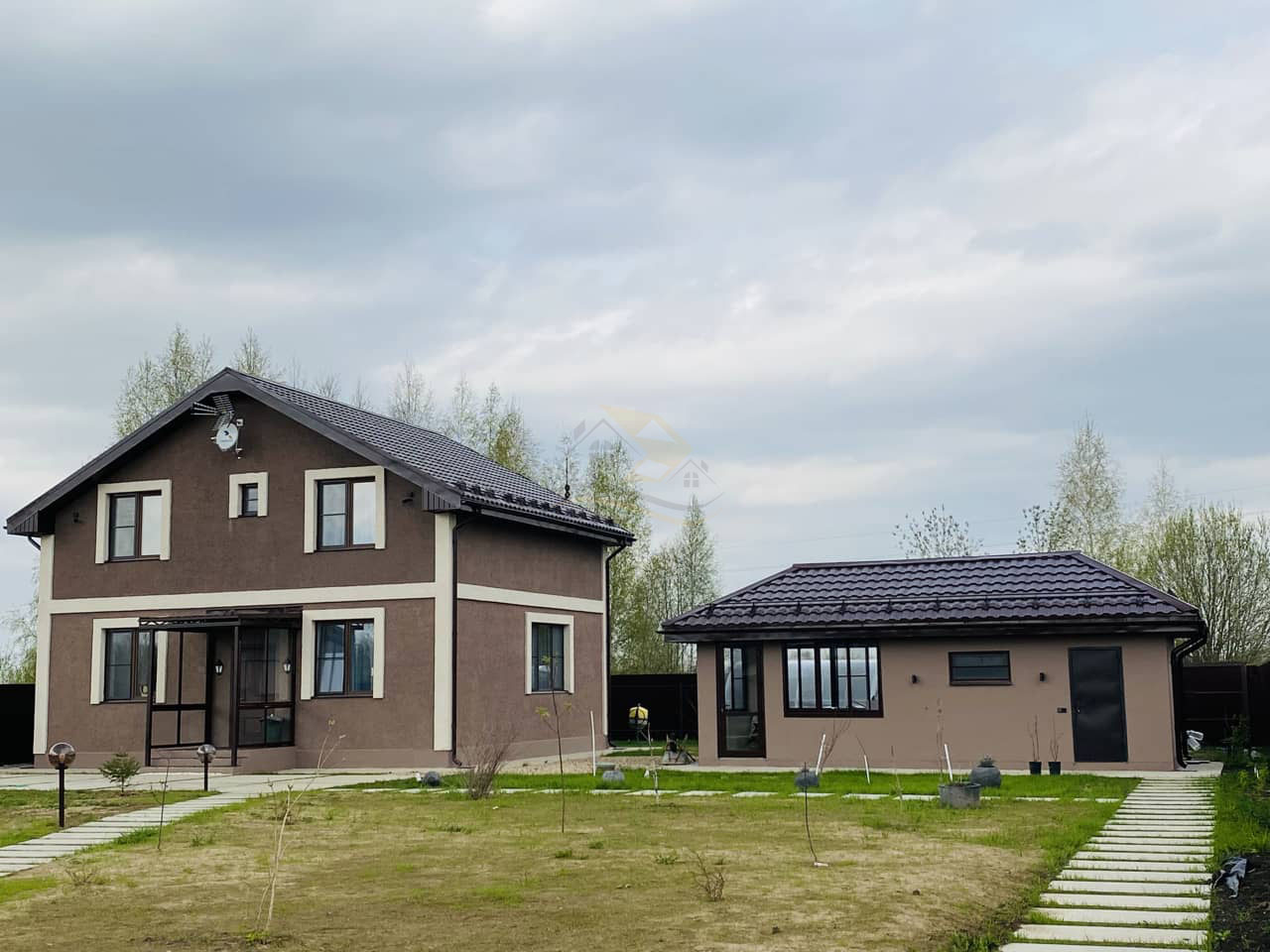 Сдаётся стильный дом 146 м² в д. Ближнево — идеален для семьи! / 120000 руб. / КварталСити